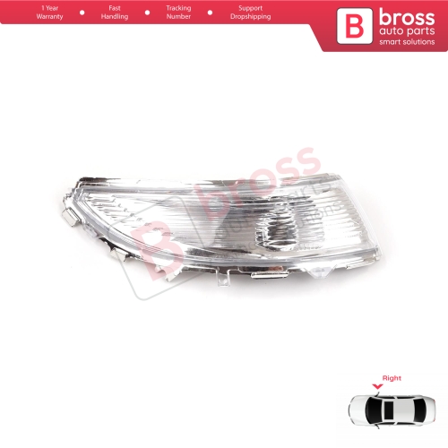Side Mirror Indicator Right Lens 261604623R for Renault Clio MK4 Captur