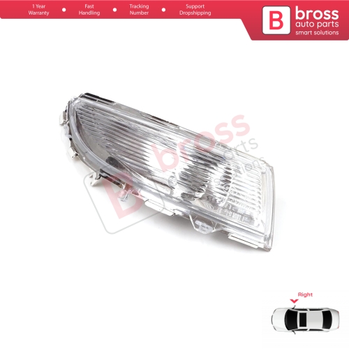 Side Mirror Indicator Right Lens 261604623R for Renault Clio MK4 Captur