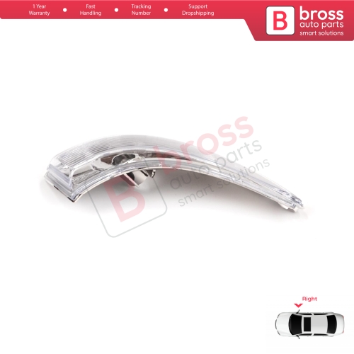 Side Mirror Indicator Right Lens 261604623R for Renault Clio MK4 Captur