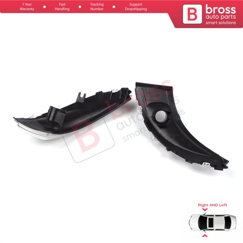 Side Mirror Indicator Right and Left Lens 261659450R 261604623R for Renault Clio MK4 Captur