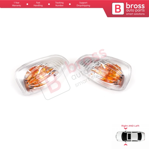 Side Mirror Indicator Right and Left Lens 7485120621 7485120620 for Renault Master Movano