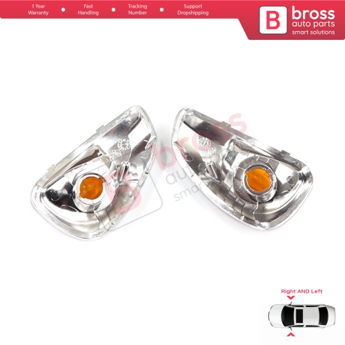 Side Mirror Indicator Right and Left Lens 7485120621 7485120620 for Renault Master Movano