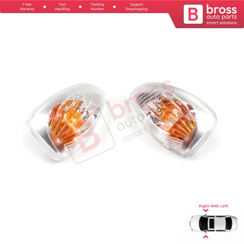 Side Mirror Indicator Right and Left Lens 7485120621 7485120620 for Renault Master Movano