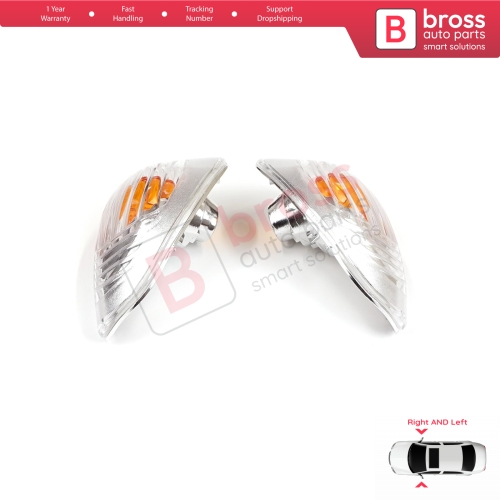Side Mirror Indicator Right and Left Lens 7485120621 7485120620 for Renault Master Movano
