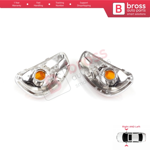 Side Mirror Indicator Right and Left Lens 7485120621 7485120620 for Renault Master Movano