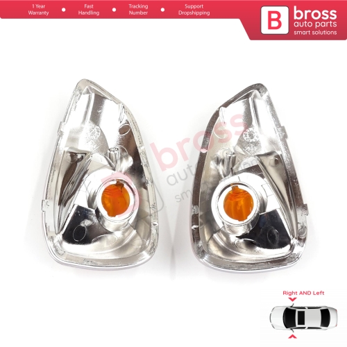 Side Mirror Indicator Right and Left Lens 7485120621 7485120620 for Renault Master Movano