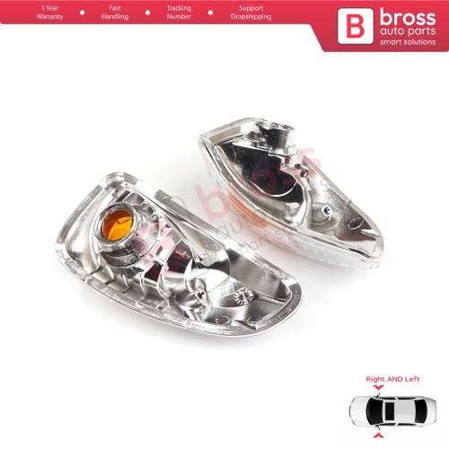 Side Mirror Indicator Right and Left Lens 7485120621 7485120620 for Renault Master Movano