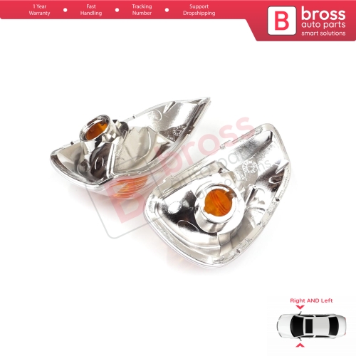 Side Mirror Indicator Right and Left Lens 7485120621 7485120620 for Renault Master Movano