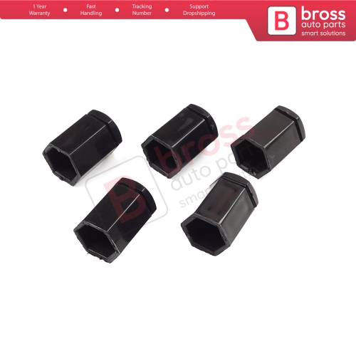 5 Pieces Car Wheel Bolt Screw Cover 6006066 13160977 Black Plastic Cap for Vauxhall Opel GM 32.80 mm* 17 mm
