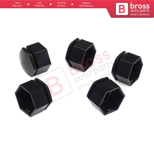 5 Pieces Car Wheel Bolt Screw Cover 1008208 Black Plastic Cap for Vauxhall Opel GM 21.40 mm* 22 mm