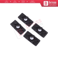 4 Pieces Lock Plate Wheel Arch Mudguard Fixing Clips 7700412158 for Renault Clio MK2 Espace MK4 Scenic Megane MK1