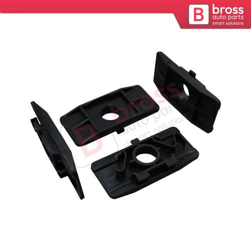 4 Pieces Lock Plate Wheel Arch Mudguard Fixing Clips 7700412158 for Renault