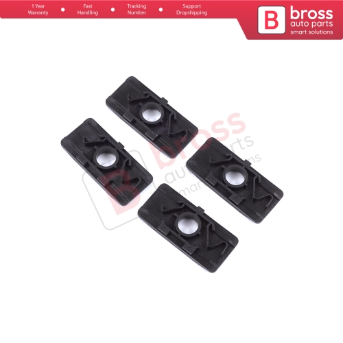 4 Pieces Lock Plate Wheel Arch Mudguard Fixing Clips 7700412158 for Renault Clio MK2 Espace MK4 Scenic Megane MK1