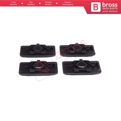 4 Pieces Lock Plate Wheel Arch Mudguard Fixing Clips 7700412158 for Renault Clio MK2 Espace MK4 Scenic Megane MK1