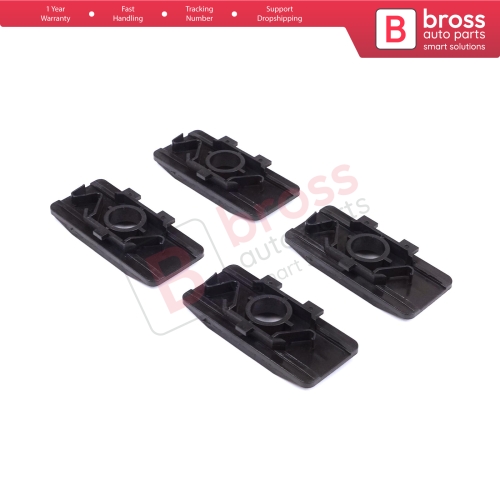 4 Pieces Lock Plate Wheel Arch Mudguard Fixing Clips 7700412158 for Renault Clio MK2 Espace MK4 Scenic Megane MK1
