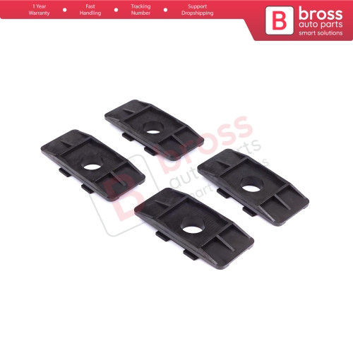 4 Pieces Lock Plate Wheel Arch Mudguard Fixing Clips 7700412158 for Renault Clio MK2 Espace MK4 Scenic Megane MK1