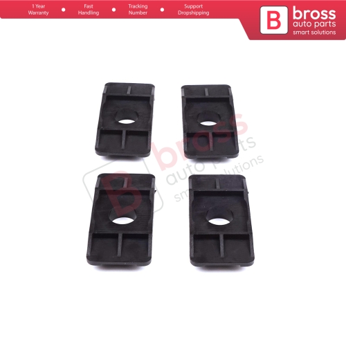 4 Pieces Lock Plate Wheel Arch Mudguard Fixing Clips 7700412158 for Renault Clio MK2 Espace MK4 Scenic Megane MK1