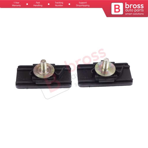 2 Pieces Lock Plate Wheel Arch Mudguard Fixing Clips 7700842510 for Renault Clio MK2 Espace MK4 Scenic Megane MK1