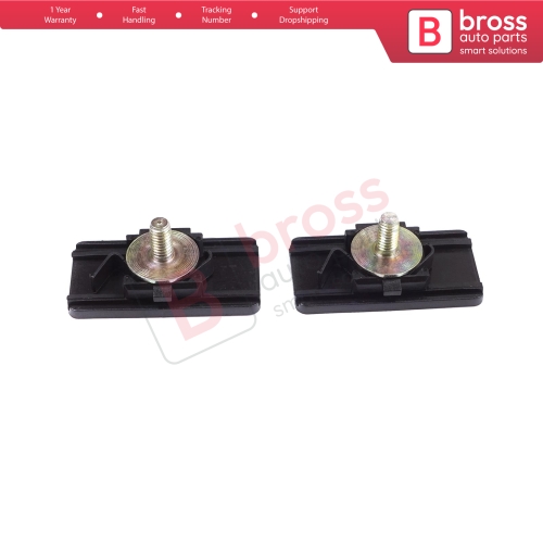 2 Pieces Lock Plate Wheel Arch Mudguard Fixing Clips 7700842510 for Renault Clio MK2 Espace MK4 Scenic Megane MK1