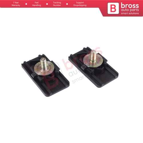 2 Pieces Lock Plate Wheel Arch Mudguard Fixing Clips 7700842510 for Renault Clio MK2 Espace MK4 Scenic Megane MK1