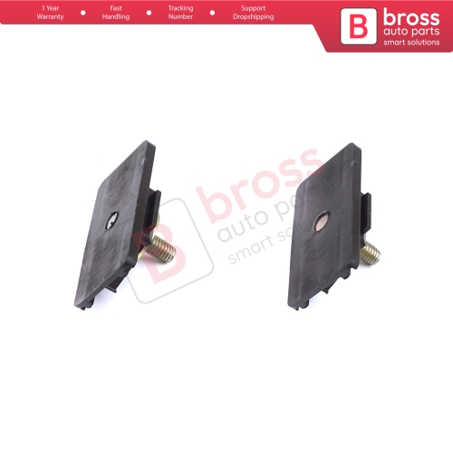 2 Pieces Lock Plate Wheel Arch Mudguard Fixing Clips 7700842510 for Renault Clio MK2 Espace MK4 Scenic Megane MK1