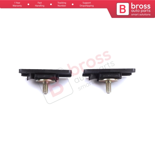 2 Pieces Lock Plate Wheel Arch Mudguard Fixing Clips 7700842510 for Renault Clio MK2 Espace MK4 Scenic Megane MK1