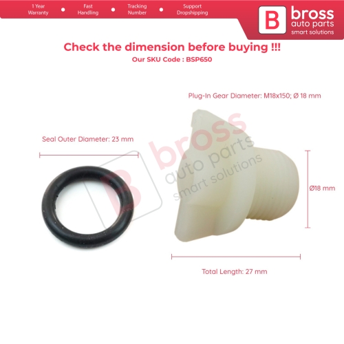 Gearbox Oil Pan Drain Plug Seal Washer М18х150 for Renault Dacia Nissan Opel Vauxhall Citan Lada Mitsubishi 7703075180 