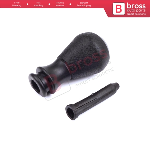 5 Speed Gear Shift Stick Knob Adapter 2403AP Black Chrome For Peugeot 106 206 306 406