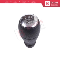 5 Speed Gear Shift Stick Knob Chrome Black For Citroen Berlingo Peugeot Partner MK1 2403.T9