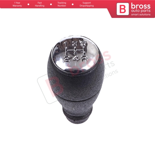 5 Speed Gear Shift Stick Knob Chrome Black For Citroen Berlingo Peugeot Partner MK1 2403.T9