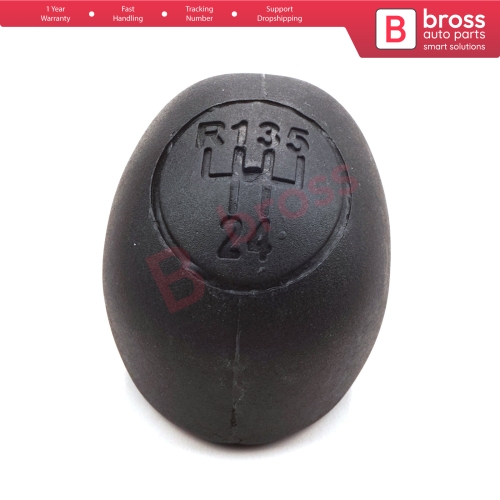 5 Speed Gear Shift Stick Knob 2403.S2 Black For Peugeot Boxer Jumper Relay