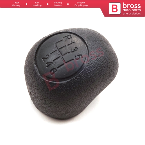 6 Speed Gear Shift Stick Knob 2403.EQ Black For Peugeot Boxer Ducato Jumper Relay MK3