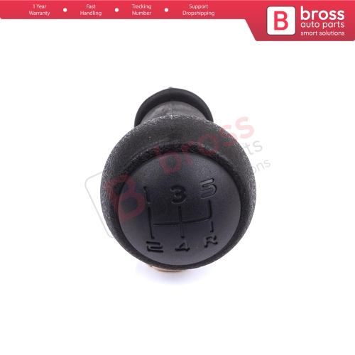 5 Speed Gear Shift Stick Knob 2403.FC Black For Peugeot Partner Tepee Citroen Berlingo MK2