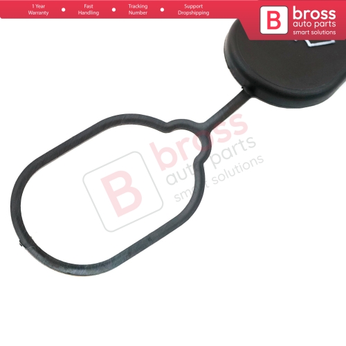 Washer Bottle Cap Black 1060681 92GG17632BB for Ford