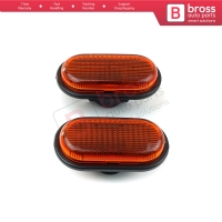 2 Pcs Side Indicator Lamp 7700822136 Left Right for Renault Opel Nissan