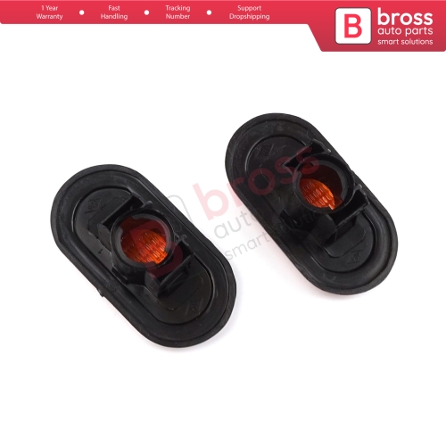 2 Pcs Side Indicator Lamp Amber 7700847333 for Renault Opel Nissan