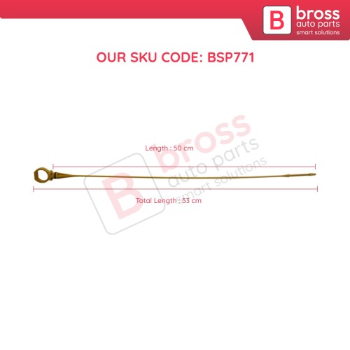 Engine Oil Level Dipstick Indicator 2S6Q6750AD for Ford Fiesta 5 Fusion 1.4 TDCI