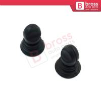 2 Pieces Manual Side Wing Mirror Adjuster Knob Cover 98AB17B718AB for Ford Focus MK1