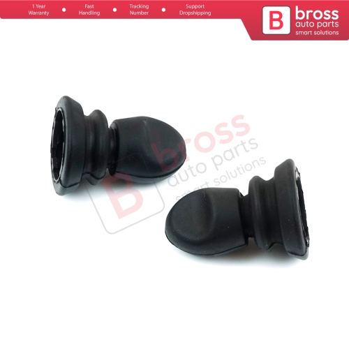 2 Pieces Manual Side Wing Mirror Adjuster Knob Cover 98AB17B718AB for Ford Focus MK1