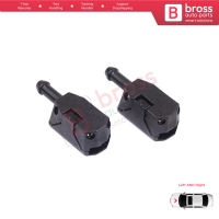 2 Pieces Front Window Wiperarm Washer Nozzle Spray Jet for Volvo White DAF MAN Sprinter W901 W909 1070123