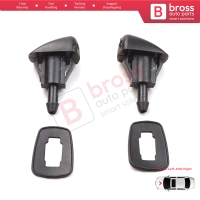 2 Pieces Front Window Wiper Washer Nozzle Spray 3-Hole Jet for Hyundai Kia 98630-YY000