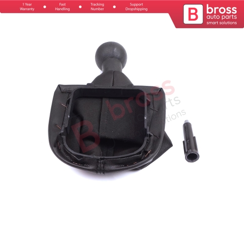 Gear Shift Stick Knob Black Boot Gaiter Set 7588.VQ For Peugeot 307