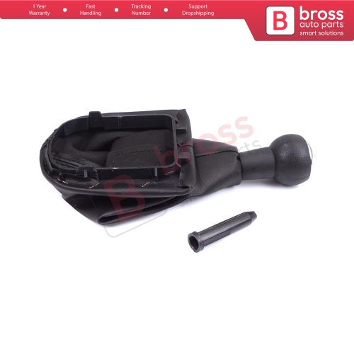 Gear Shift Stick Knob Black Boot Gaiter Set 7588.VQ For Peugeot 307