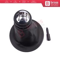 Gear Shift Knob Black Boot Gaiter Set 7591.T1 For Peugeot Partner Tepee Berlingo.