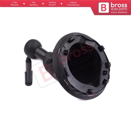 Gear Shift Knob Black Boot Gaiter Set 7591.T1 For Peugeot Partner Tepee Berlingo.