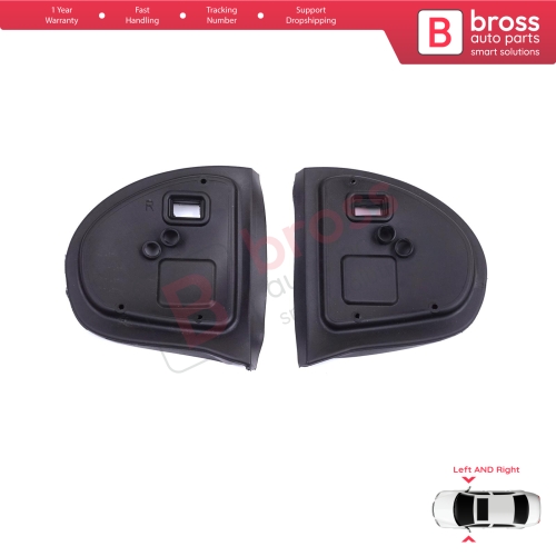 Exterior Side Wing Mirror Rubber Seals L+R Pads For Mercedes W211 S211 W203 S203 A413131418