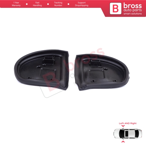 Exterior Side Wing Mirror Rubber Seals L+R Pads For Mercedes W211 S211 W203 S203 A413131418