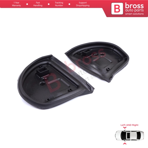Exterior Side Wing Mirror Rubber Seals L+R Pads For Mercedes W211 S211 W203 S203 A413131418