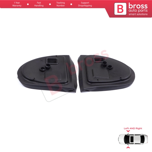 Exterior Side Wing Mirror Rubber Seals L+R Pads For Mercedes W211 S211 W203 S203 A413131418