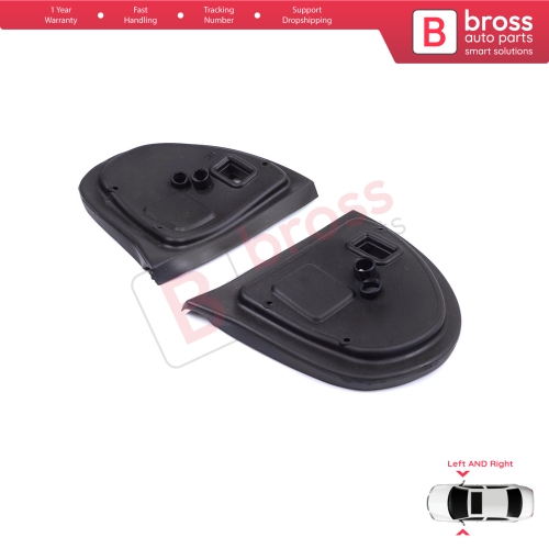 Exterior Side Wing Mirror Rubber Seals L+R Pads For Mercedes W211 S211 W203 S203 A413131418